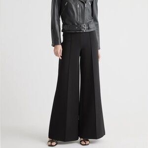 Quince Ultra Stretch Ponte Super Wide Leg Pants
